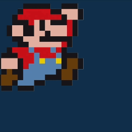 For this sketch I replaced the elipse with a png of Nintendo's Mario.