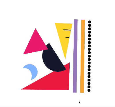 This is a video of the TED talk design with a very low value of liveliness.